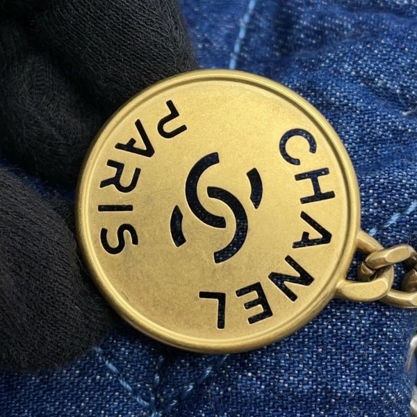 シャネル ハンドバッグ CHANEL 22 ミニ ココマーク デニム AS3980 CHANEL 2wayショルダーバッグ