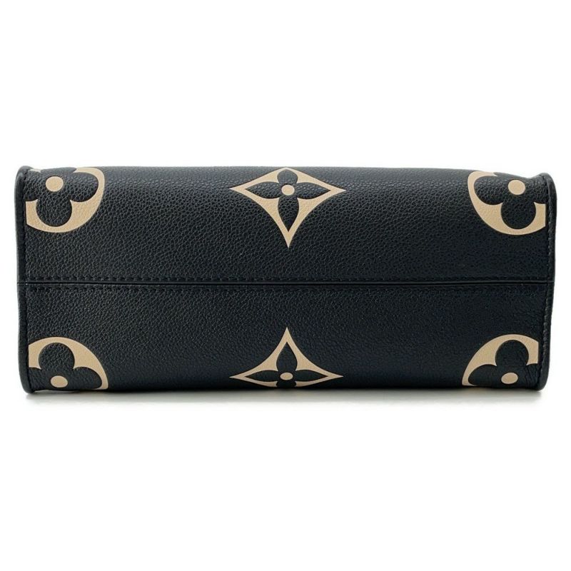 ルイヴィトン ハンドバッグ バイカラーモノグラム・アンプラント オンザゴー PM M45659 2way ショルダー 黒 ブラック