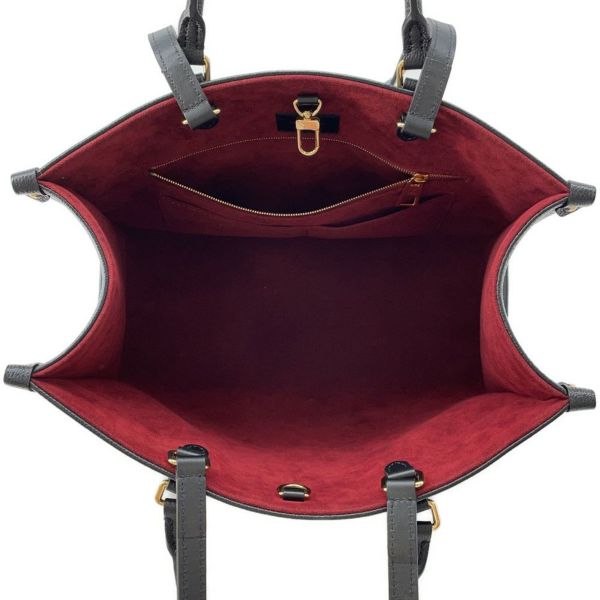 ルイヴィトン トートバッグ モノグラム・アンプラント オンザゴーMM M45495 ヴィトン バッグ トートバッグ 2way ブラック 黒