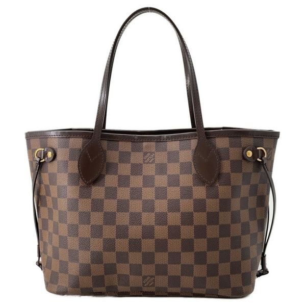 ルイヴィトン トートバッグ ダミエ・エベヌ ネヴァーフルPM N51109 LOUIS VUITTON ヴィトン バッグ