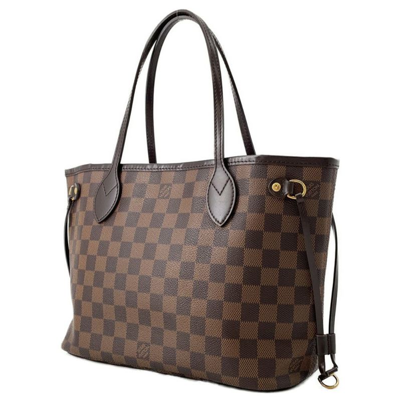 ルイヴィトン トートバッグ ダミエ・エベヌ ネヴァーフルPM N51109 LOUIS VUITTON ヴィトン バッグ