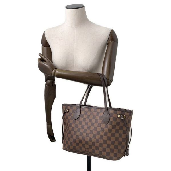 ルイヴィトン トートバッグ ダミエ・エベヌ ネヴァーフルPM N51109 LOUIS VUITTON ヴィトン バッグ
