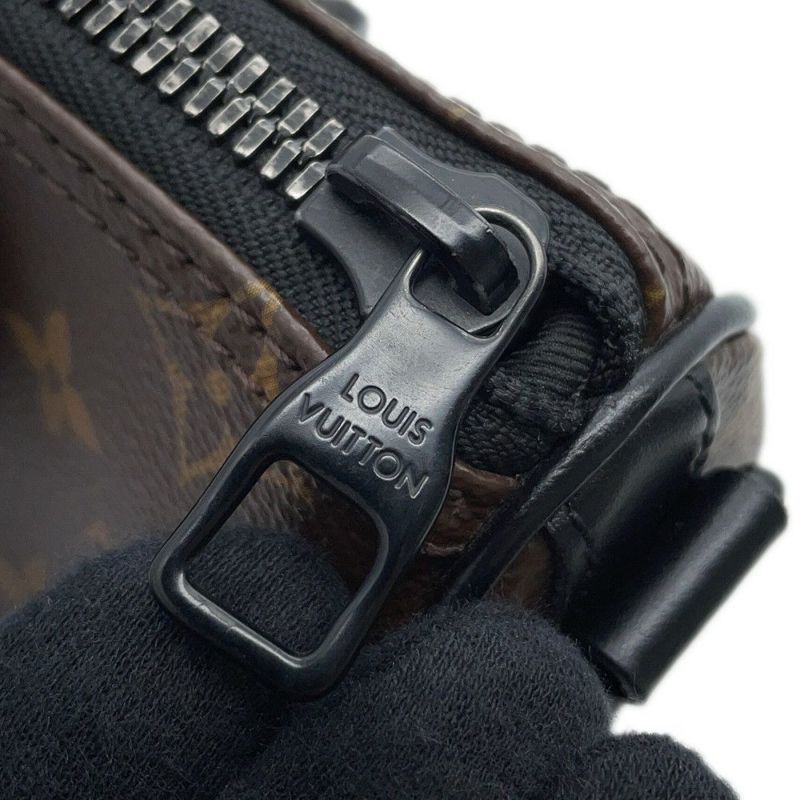 ルイヴィトン ハンドバッグ モノグラム/LVラバー キーポルXS M45788 LOUIS VUITTON 黒 ブラック