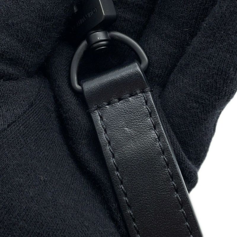 ルイヴィトン ハンドバッグ モノグラム/LVラバー キーポルXS M45788 LOUIS VUITTON 黒 ブラック