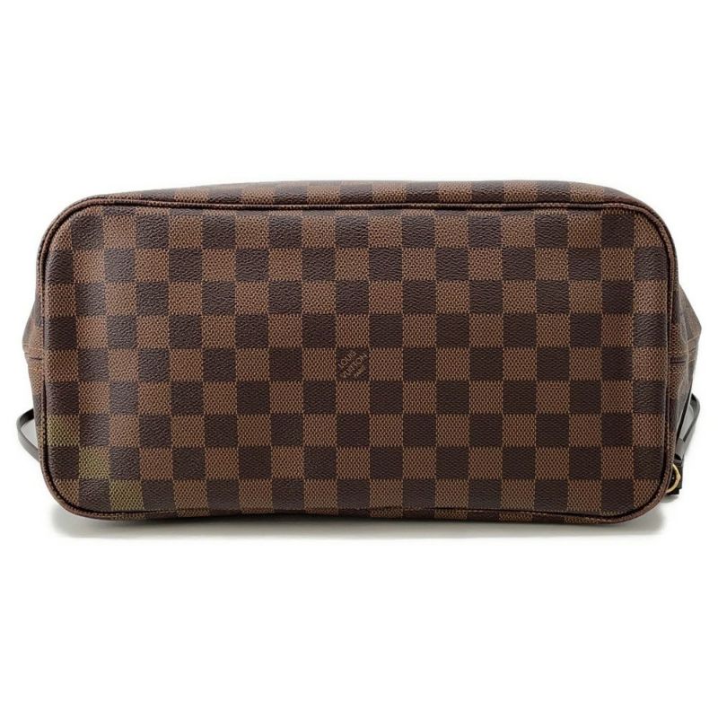 ルイヴィトン トートバッグ ダミエ・エベヌ ネヴァーフルMM ポーチ付き N41358 LOUIS VUITTON