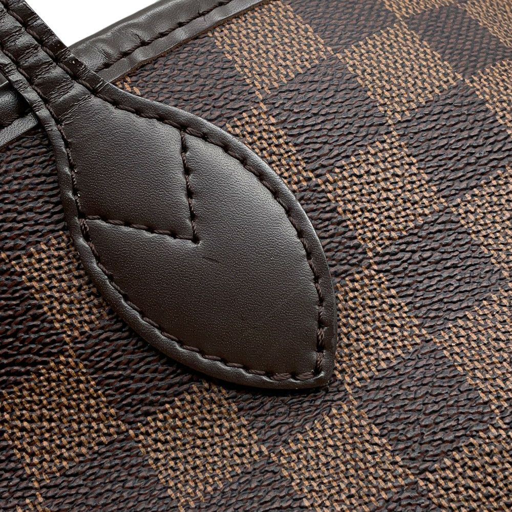ルイヴィトン トートバッグ ダミエ・エベヌ ネヴァーフルMM ポーチ付き N41358 LOUIS VUITTON