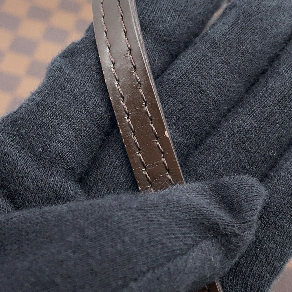 ルイヴィトン トートバッグ ダミエ・エベヌ ネヴァーフルMM ポーチ付き N41358 LOUIS VUITTON