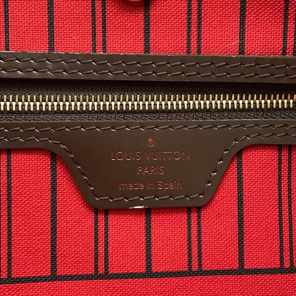 ルイヴィトン トートバッグ ダミエ・エベヌ ネヴァーフルMM ポーチ付き N41358 LOUIS VUITTON