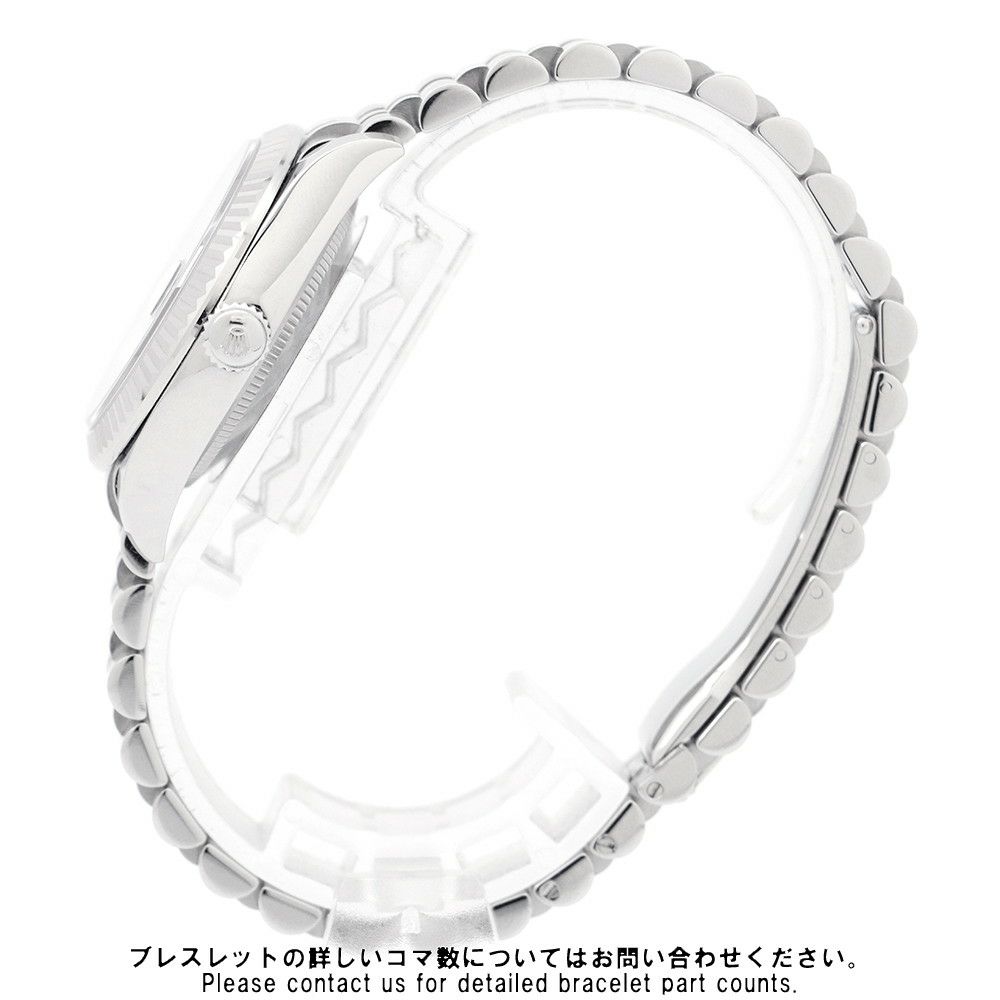 ロレックス デイトジャスト31 SS/K18WG 278274 ROLEX 腕時計 ブルー文字盤 フローラルモチーフ 24PDダイヤモンド