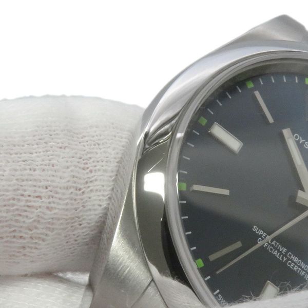 ロレックス オイスターパーペチュアル39 ランダムシリアル ルーレット 114300  ROLEX 腕時計 ブルー文字盤