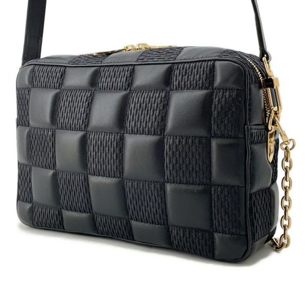 ルイヴィトン ショルダーバッグ ダミエ・キルト レザー トロカMM M59114 LOUIS VUITTON ブラック 黒