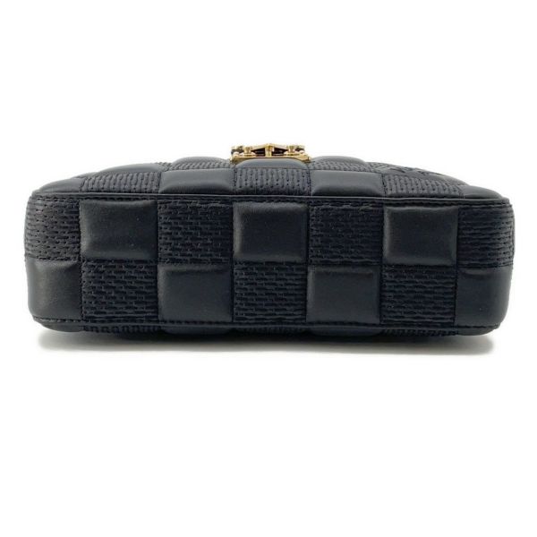 ルイヴィトン ショルダーバッグ ダミエ・キルト レザー トロカMM M59114 LOUIS VUITTON ブラック 黒