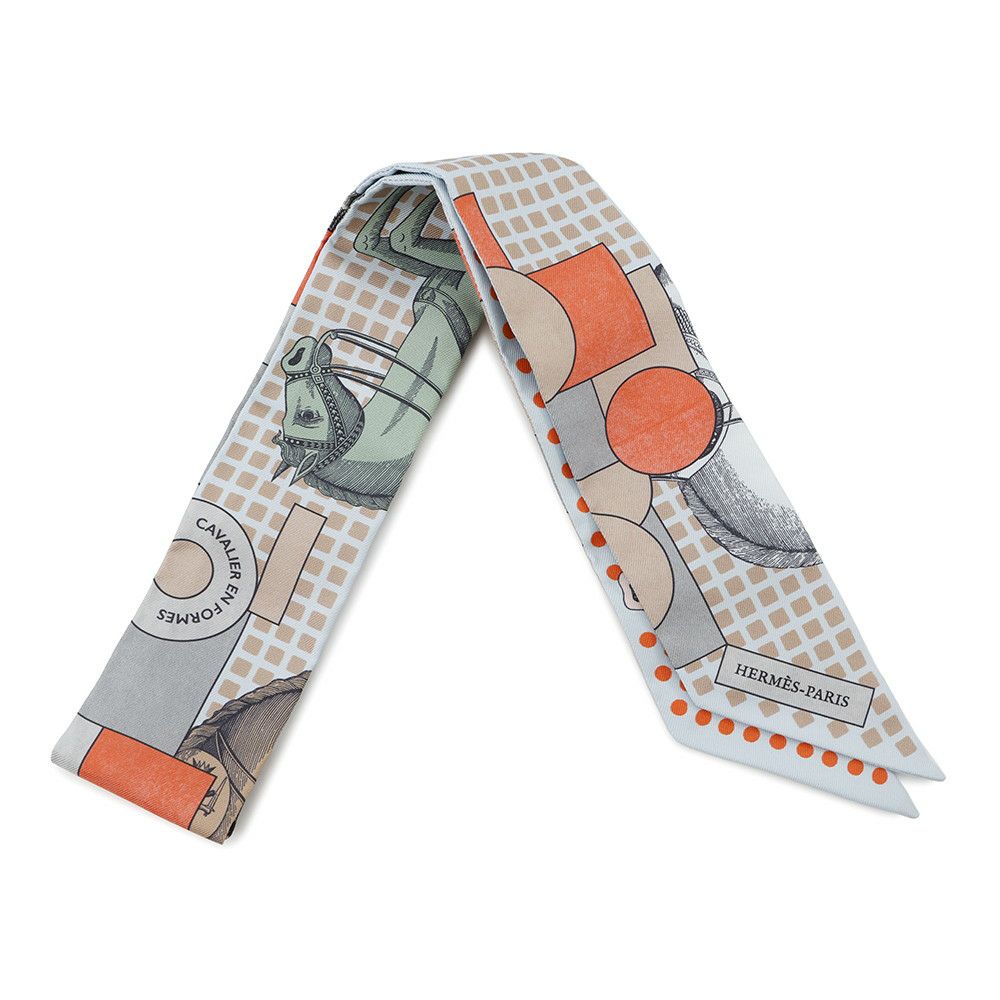 エルメス スカーフ ツイリー カヴァリエ・アン・フォルム Cavalier en