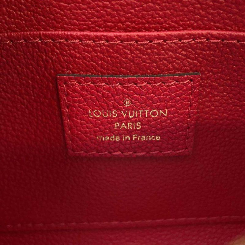 ルイヴィトン ポーチ モノグラム・アンプラント ポシェット・コスメティック M69414 コスメポーチ  レッド