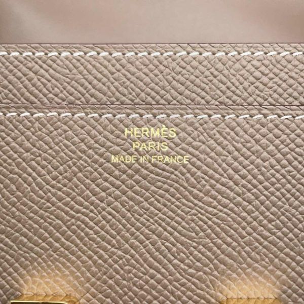 エルメス 長財布 コンスタンス トゥーゴー ロング エトゥープ/ゴールド金具 エプソン W刻印 HERMES