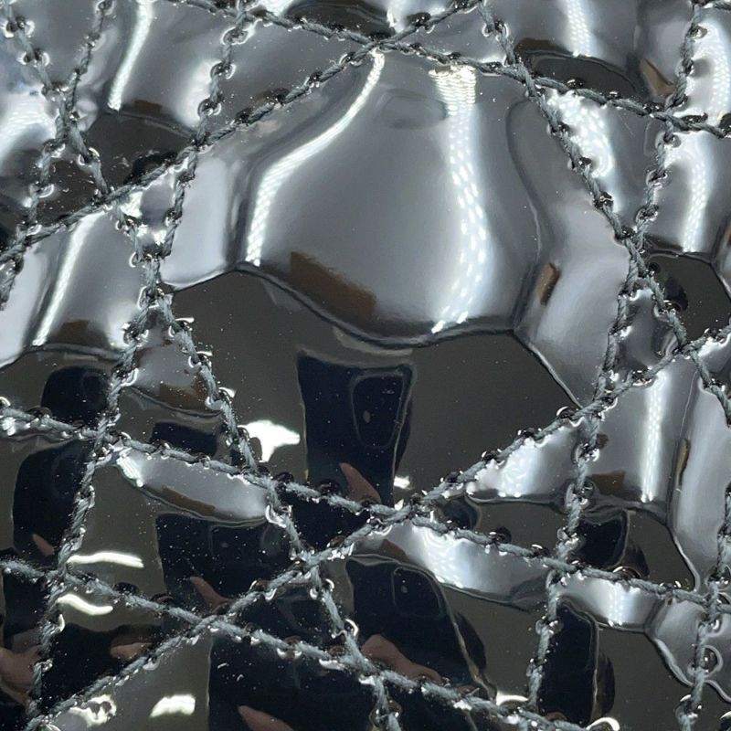 クリスチャン・ディオール ハンドバッグ レディディオール カナージュ パテント VRB44550 黒