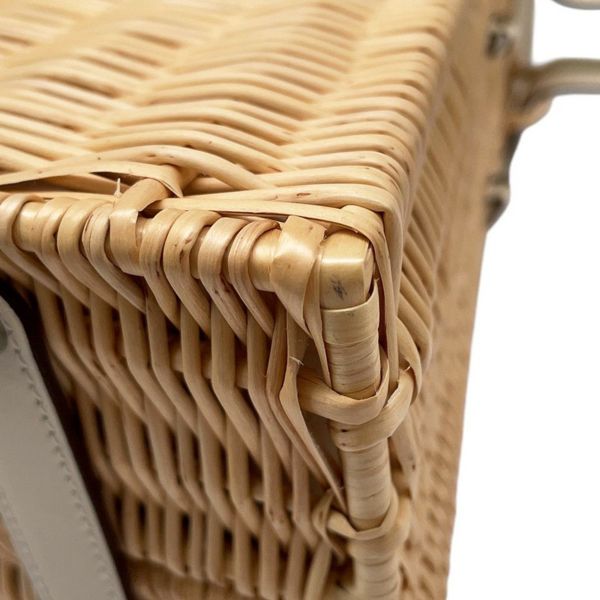 エルメス ハンドバッグ ケリー35 ピクニック ナタ/ナチュラル/シルバー金具 スイフト/柳 U刻印