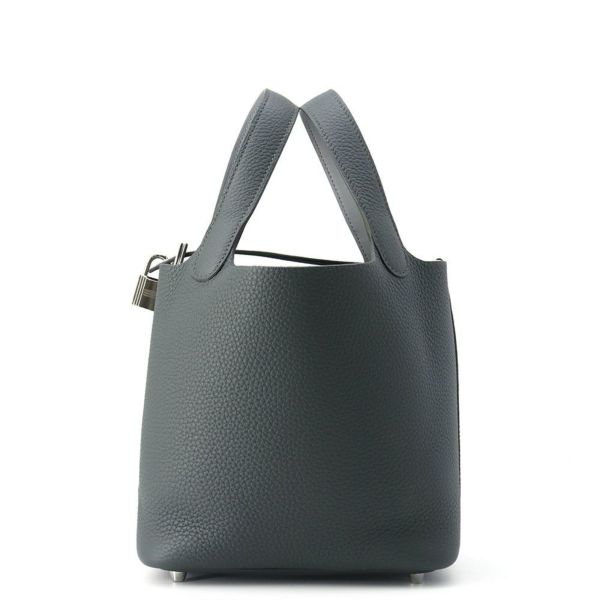 エルメス ピコタンロックPM エクラ ヴェールマングローブ/グリパンタン/シルバー金具 トリヨンクレマンス/スイフト K刻印