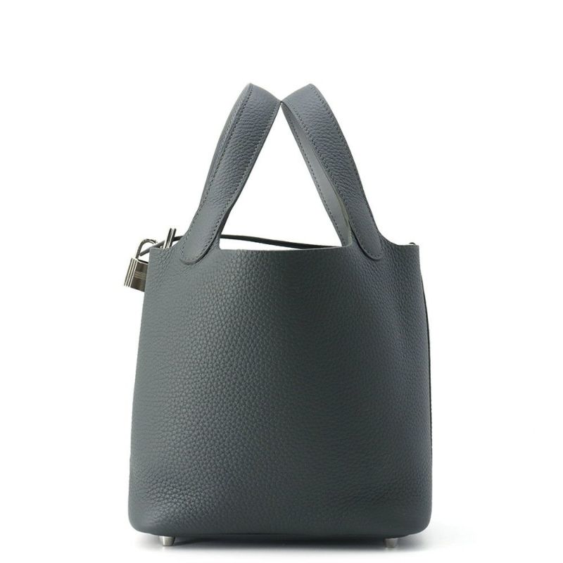 エルメス ピコタンロックPM エクラ ヴェールマングローブ/グリパンタン/シルバー金具 トリヨンクレマンス/スイフト K刻印