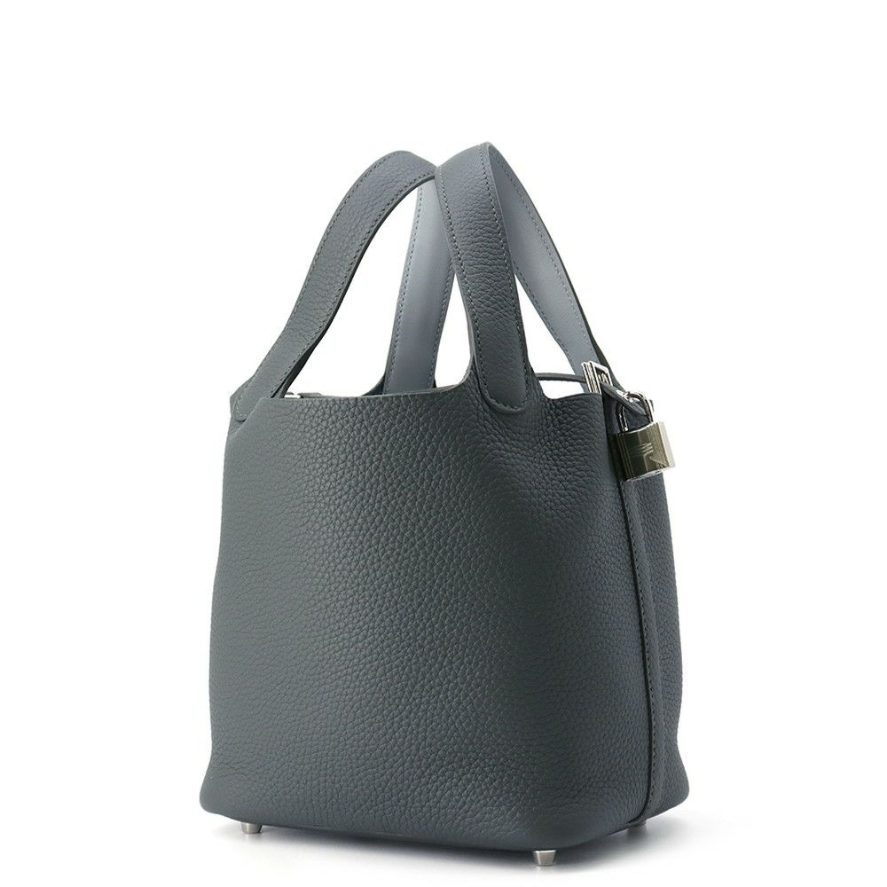 エルメス ピコタンロックPM エクラ ヴェールマングローブ/グリパンタン/シルバー金具 トリヨンクレマンス/スイフト K刻印