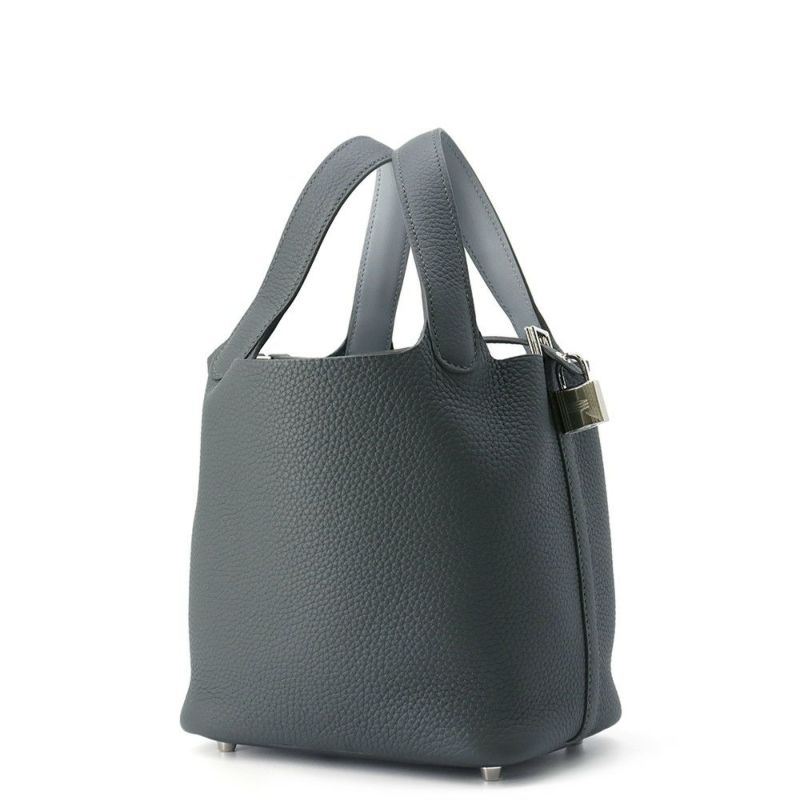 エルメス ピコタンロックPM エクラ ヴェールマングローブ/グリパンタン/シルバー金具 トリヨンクレマンス/スイフト K刻印