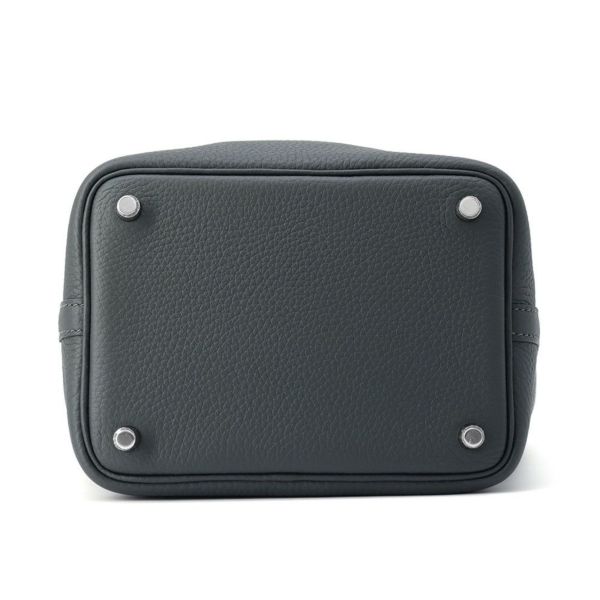 エルメス ピコタンロックPM エクラ ヴェールマングローブ/グリパンタン/シルバー金具 トリヨンクレマンス/スイフト K刻印