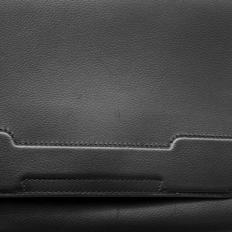 エルメス クラッチバッグ ノヴァポリス ブラック/シルバー金具 エバーカラー Z刻印 メンズ 黒