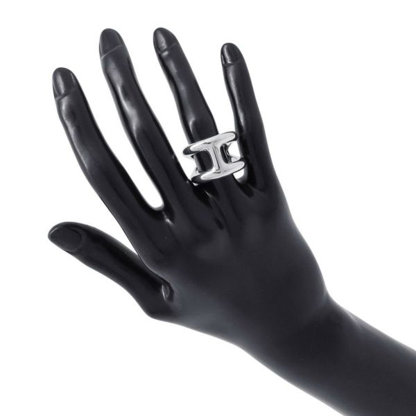 エルメス リング オスモズGM Osmose SV925シルバー リングサイズ54 HERMES ジュエリー 指輪