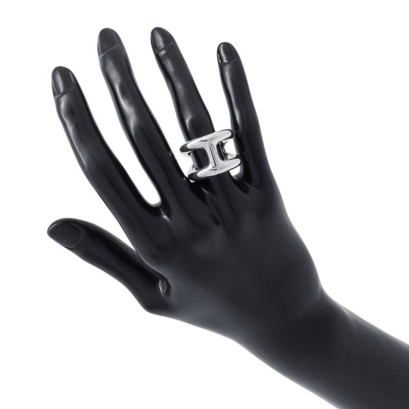 エルメス リング オスモズGM Osmose SV925シルバー リングサイズ54 HERMES ジュエリー 指輪