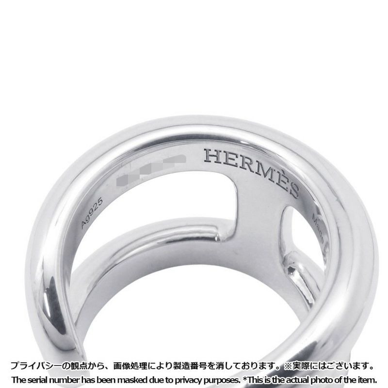 エルメス リング オスモズGM Osmose SV925シルバー リングサイズ54 HERMES ジュエリー 指輪