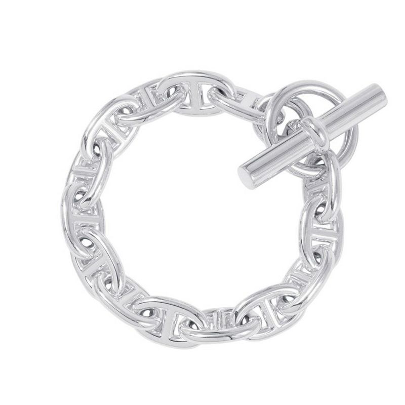 エルメス ブレスレット シェーヌダンクルMM 14コマ SV925シルバー HERMES ジュエリー