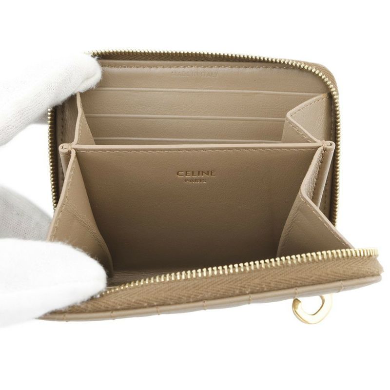 セリーヌ コインケース Cチャーム コンパクトウォレット レザー 10B663BFL CELINE 財布
