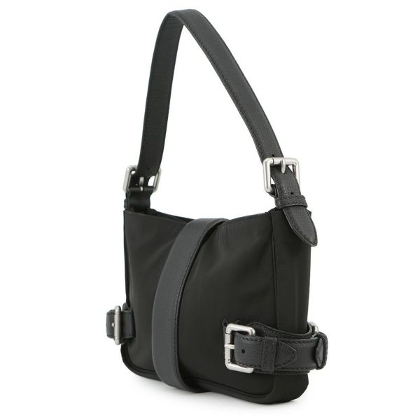 ボッテガヴェネタ ショルダーバッグ バックル フラップバッグ 691409 BOTTEGA VENETA ワンショルダー 黒