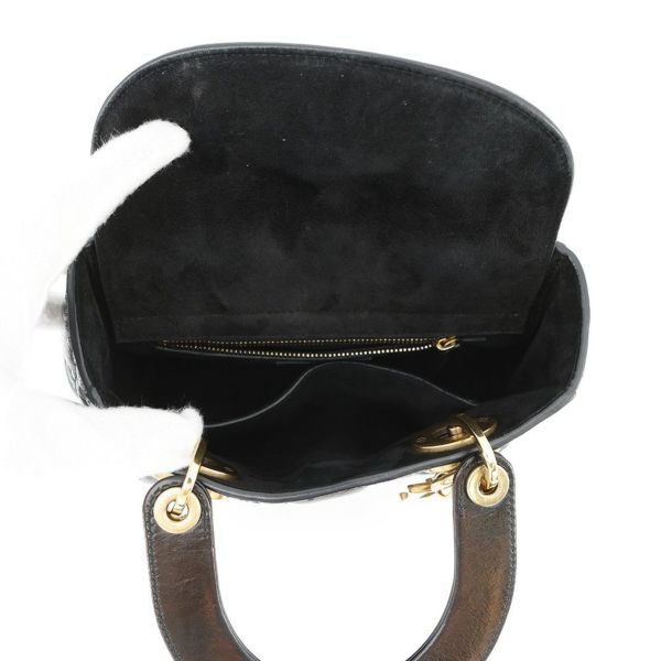 クリスチャン・ディオール ハンドバッグ レディディオール  ニキドサンファルコラボ カナージュ スモール M0574VYJ 2way 黒