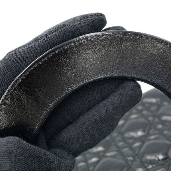 クリスチャン・ディオール ハンドバッグ レディディオール  ニキドサンファルコラボ カナージュ スモール M0574VYJ 2way 黒