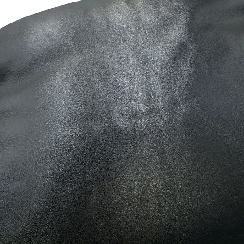 ロエベ ショルダーバッグ パファー フラメンコクラッチ レザー A411FC1X67 LOEWE 2wayクラッチバッグ 黒