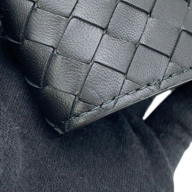 ボッテガヴェネタ キーケース 4連 イントレチャート 339336 BOTTEGA VENETA メンズ 黒