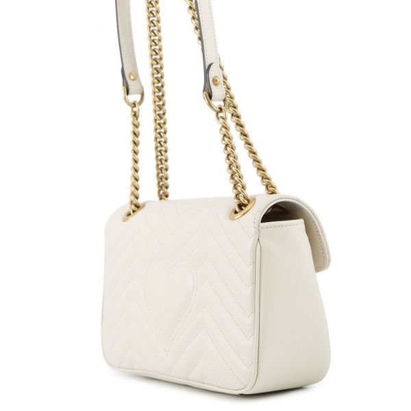 グッチ チェーンショルダーバッグ GGマーモント キルティングレザー ハート 443497 GUCCI バッグ