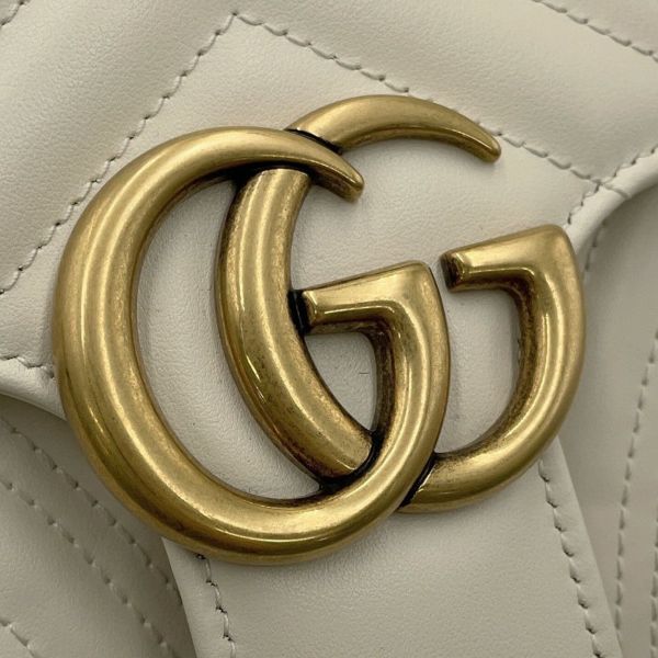 グッチ チェーンショルダーバッグ GGマーモント キルティングレザー ハート 443497 GUCCI バッグ