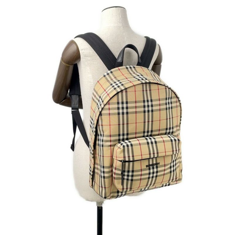 バーバリー リュック ノバチェック キャンバス BURBERRY バッグ リュックサック
