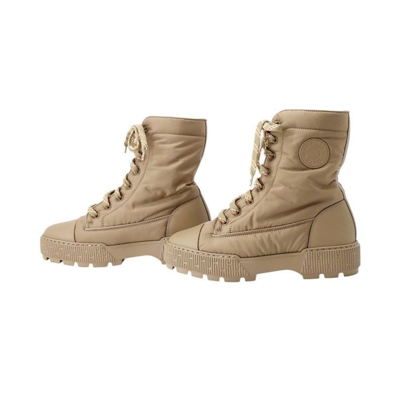 エルメス ブーツ フレッシュ ファブリック レディースサイズ37 HERMES ショートブーツ 靴