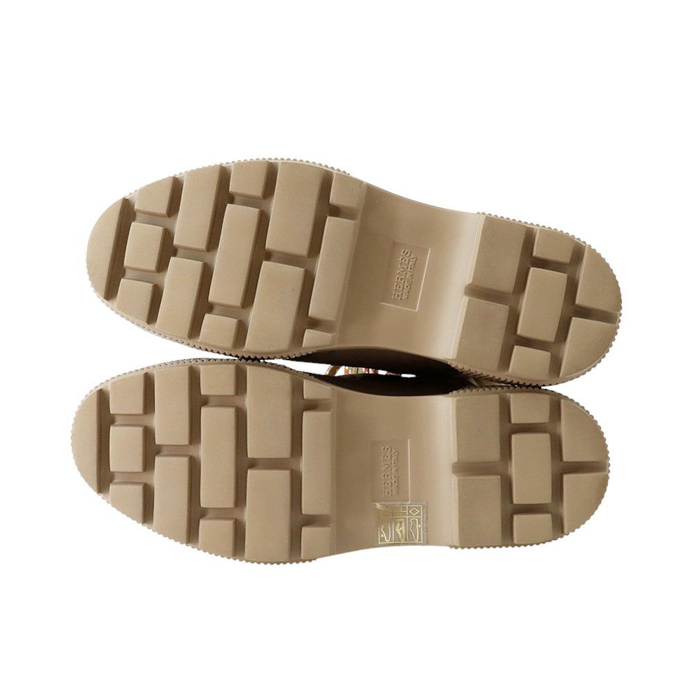 エルメス ブーツ フレッシュ ファブリック レディースサイズ37 HERMES ショートブーツ 靴