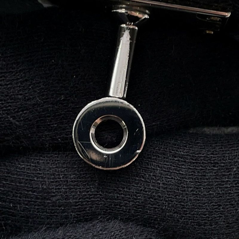 エルメス 長財布 ケリーウォレット ロング ブラック/シルバー金具 エプソン W刻印 HERMES 財布