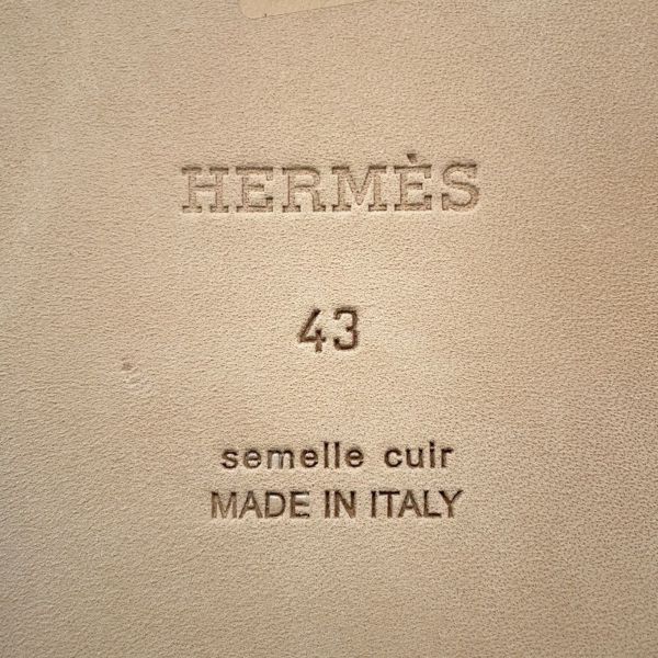 エルメス サンダル イズミール Ismir メンズサイズ43 HERMES 靴