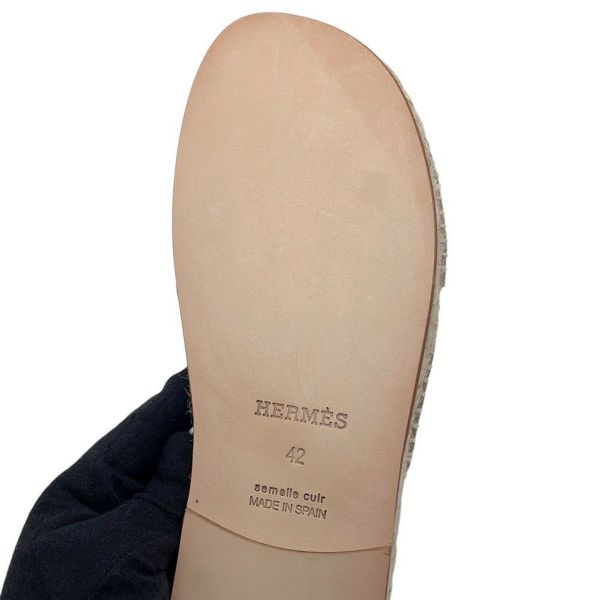 エルメス サンダル アンティグア シェーブル・ヴェロア メンズサイズ42 HERMES 靴