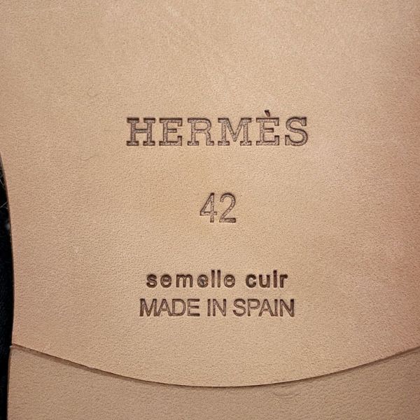 エルメス サンダル アンティグア シェーブル・ヴェロア メンズサイズ42 HERMES 靴