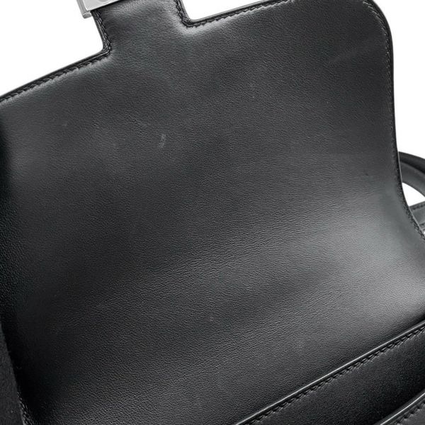 エルメス ミニ コンスタンス3 ブラック/シルバー金具 ヴォームッシュ/リザードナチュラ U刻印 黒