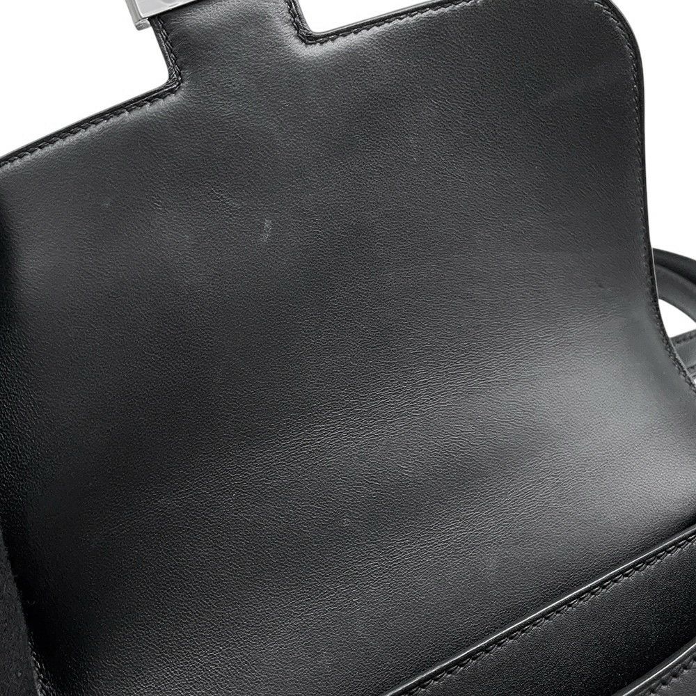 エルメス ミニ コンスタンス3 ブラック/シルバー金具 ヴォームッシュ/リザードナチュラ U刻印 黒