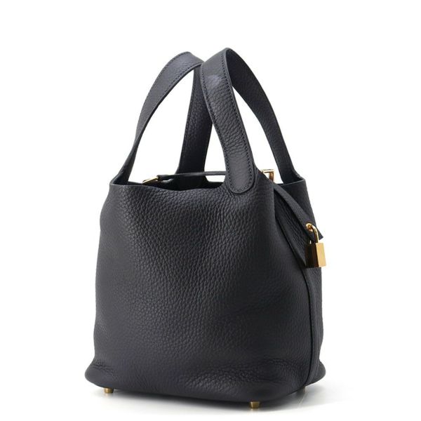 エルメス ハンドバッグ ピコタンロックPM キャバン/ゴールド金具 トリヨンクレマンス U刻印