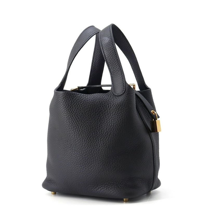 エルメス ハンドバッグ ピコタンロックPM キャバン/ゴールド金具 トリヨンクレマンス U刻印